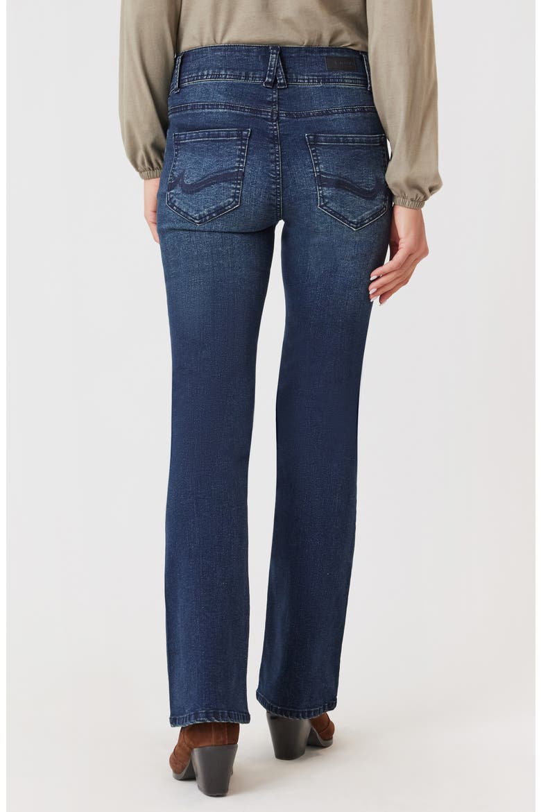Curvy Mid Rise Bootcut Jeans, Alternate, color, AMARYLLIS
