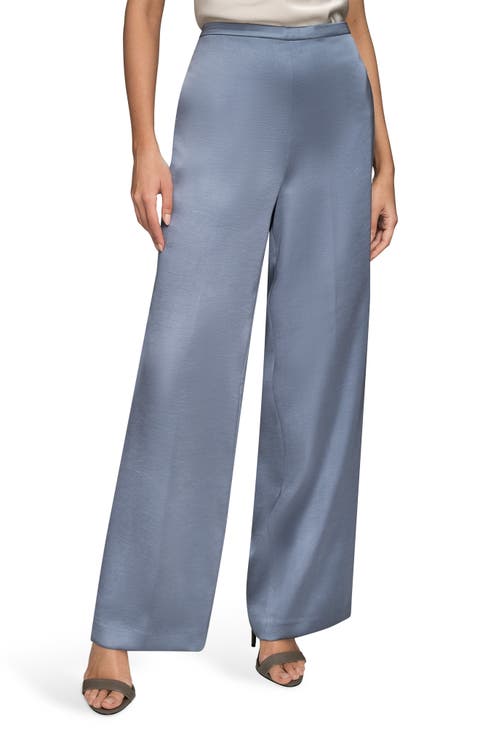 Pull-On Wide Leg Pants
