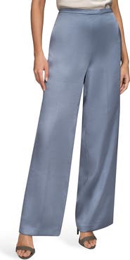 Donna Karan New York Pull-On Wide Leg Pants