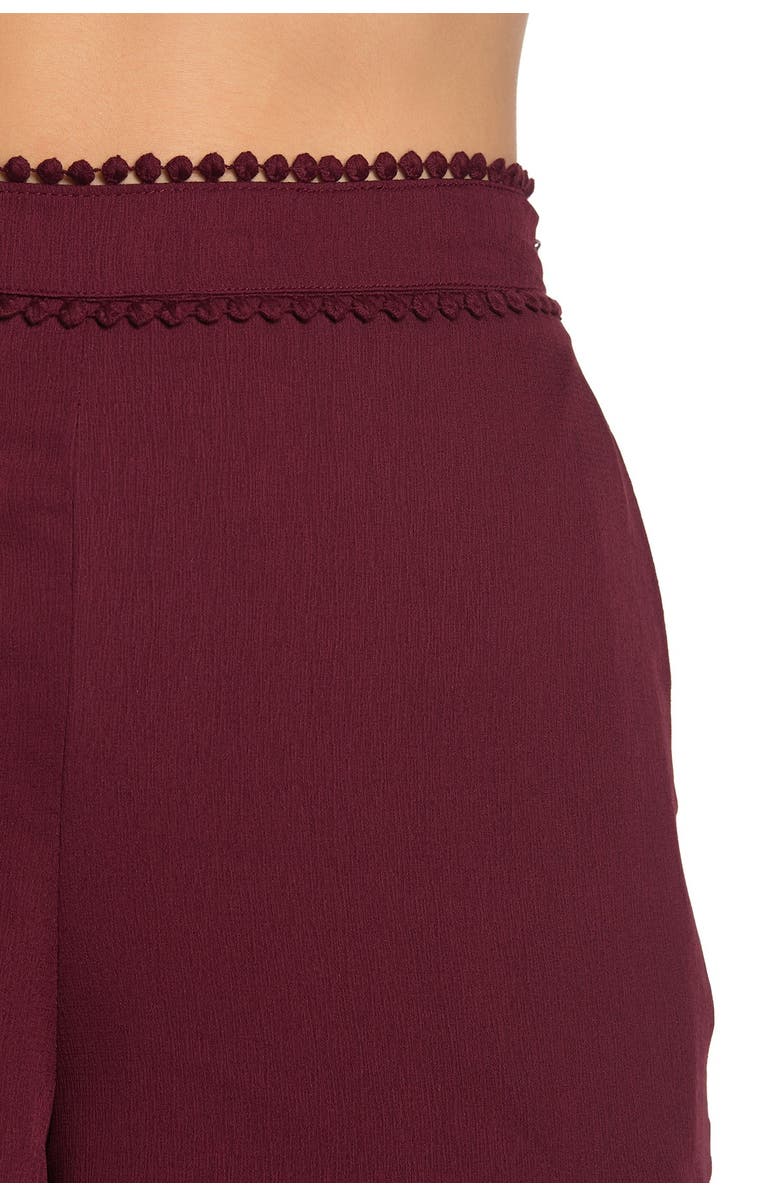 J.O.A. Eyelet Trim Ruffle Shorts, Alternate, color,