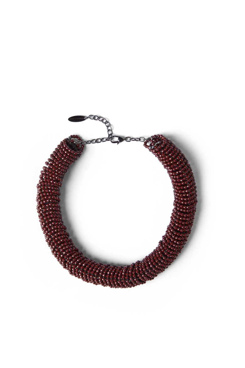 Sterling Silver choker, Main, color, Red