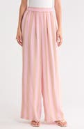 Longchamp Wide Leg Striped Cotton Trousers