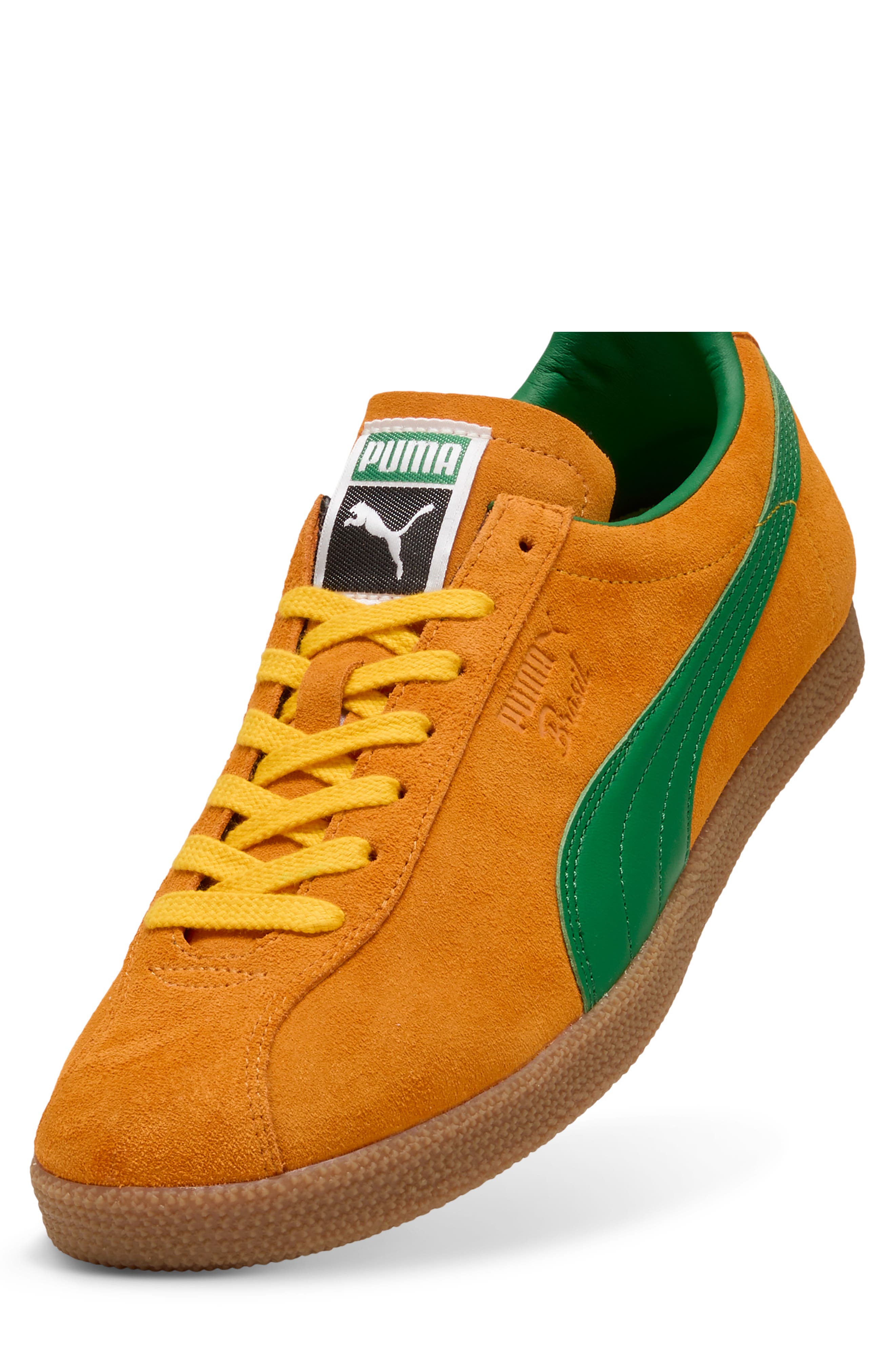 PUMA Brasil Sneaker, Alternate, color, Dark Poppy