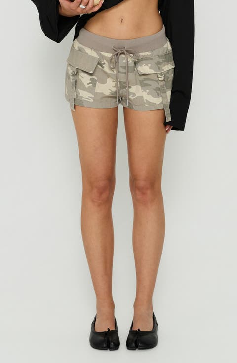Fender Cargo Camouflage Micro Shorts