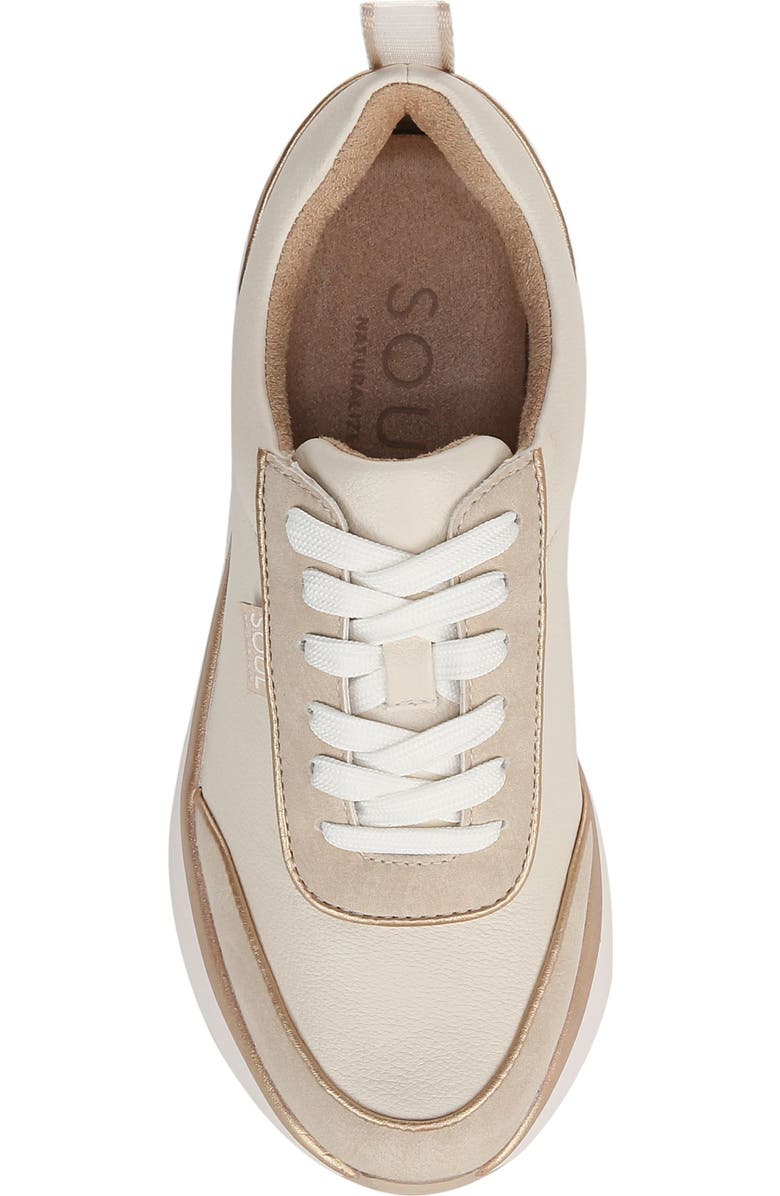 SOUL NATURALIZER Roquel Sneaker, Alternate, color, Porcelain Faux Nubuck