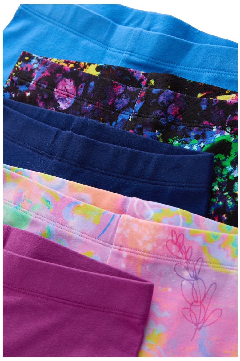 Kids' Assorted 5-Pack Leggings, Alternate, color, BLUE