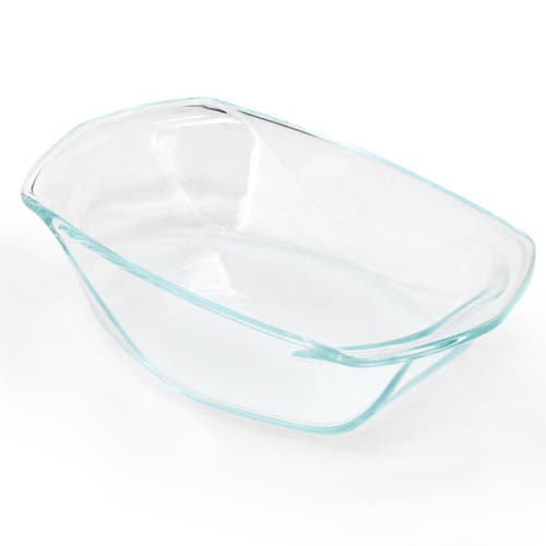 Soho Lounge Carnegie Hill 10 Inch X 5.9 Inch X 2.6 Inch Tempe Glass Loaf Pan With Built-in Handles In Blue