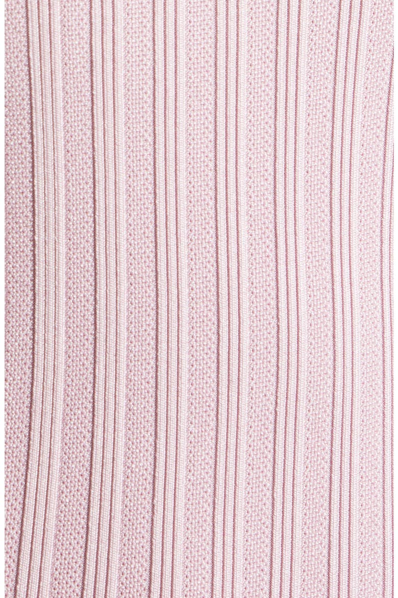 Mesh Rib Midi Sweater Dress, Alternate, color, LIGHT MAUVE