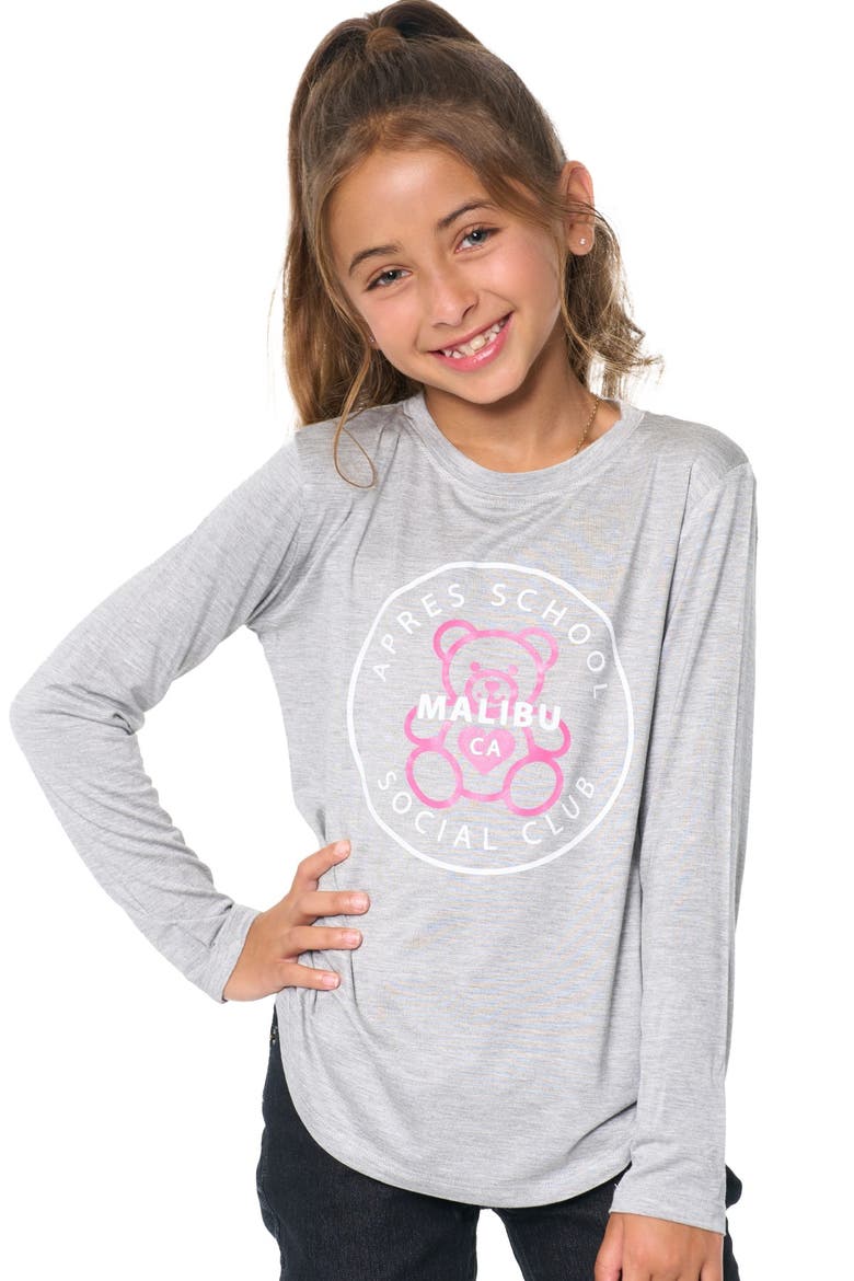Tunic top with APRES screen - Big Kid, Alternate, color, Heather Gray
