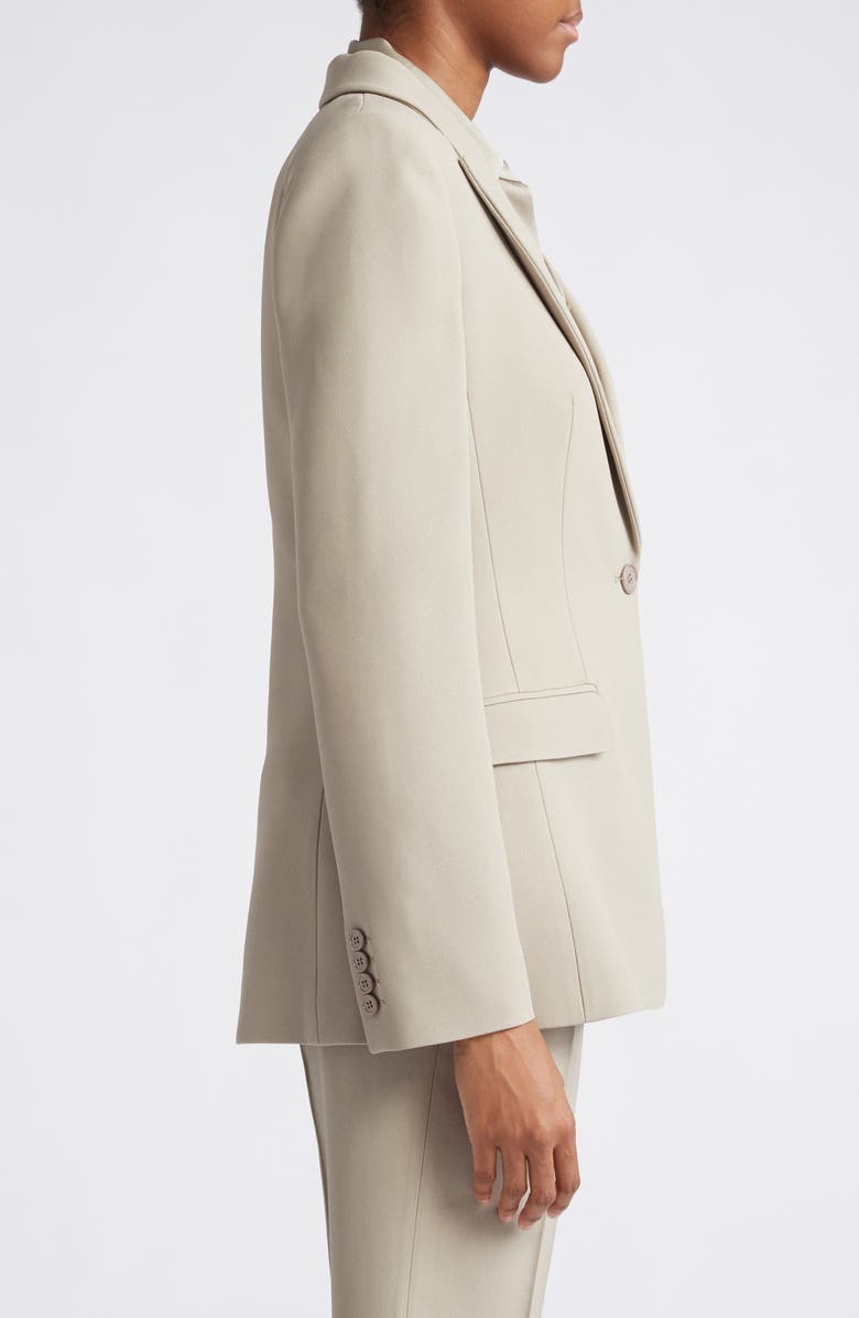 Michael Kors Collection Georgina Double Crepe Sablé Blazer, Alternate, color, 