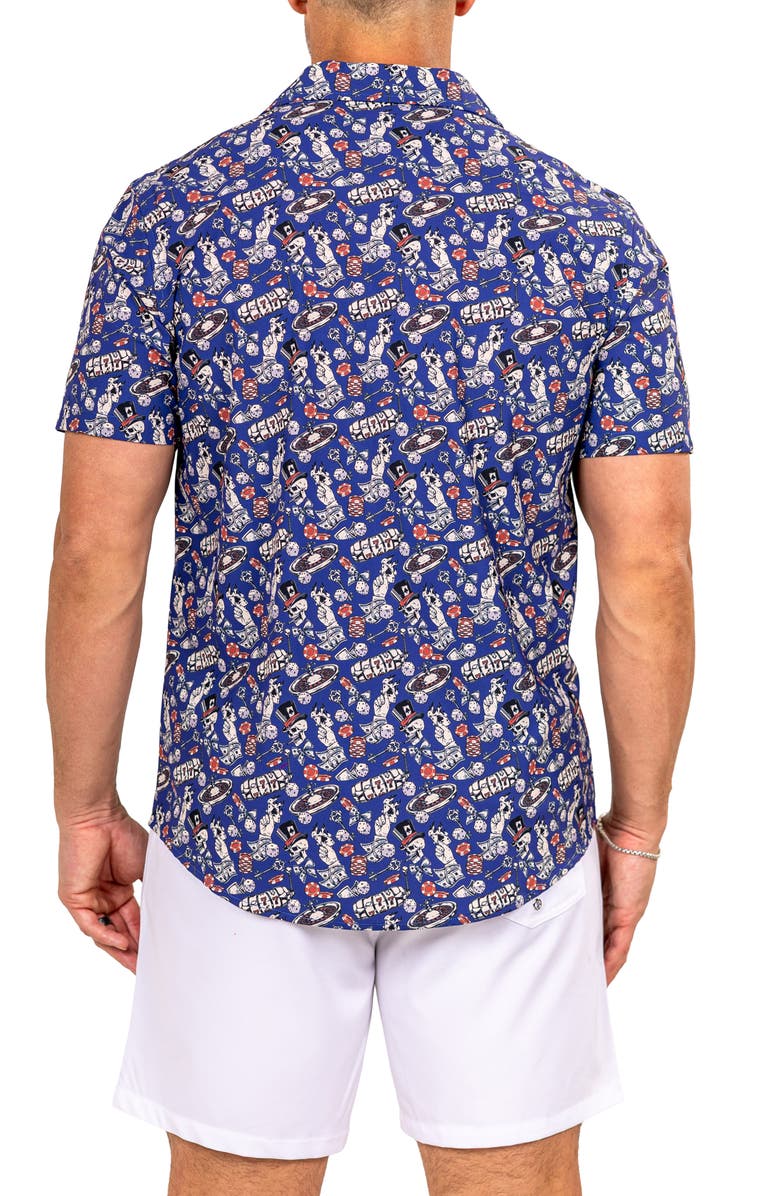 Maceoo Marthy Black Camp Shirt, Alternate, color, 