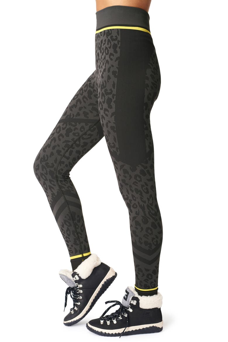 Ski Base Layer Leggings, Main, color, ANIMAL LEOPARD
