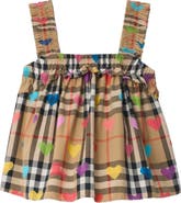 Burberry Heart Check Cotton Top