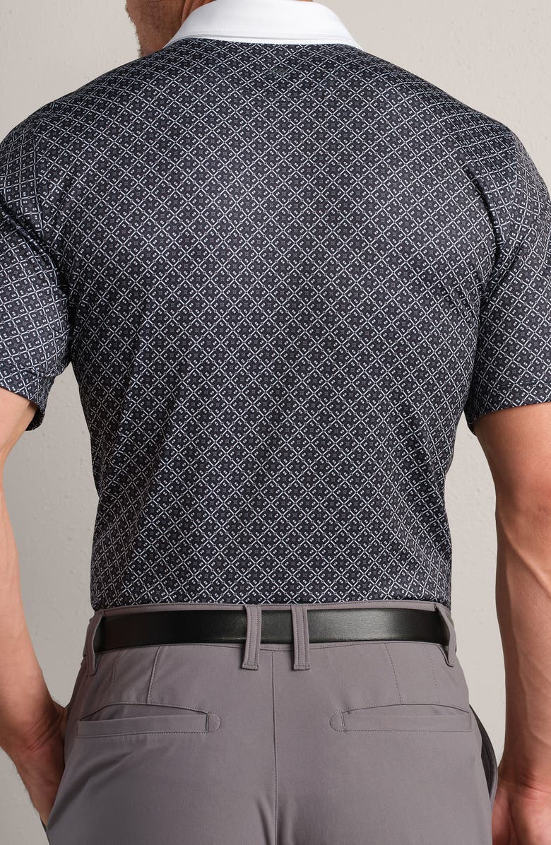 Rhone Golf Sport Geo Print Performance Polo, Alternate, color, 