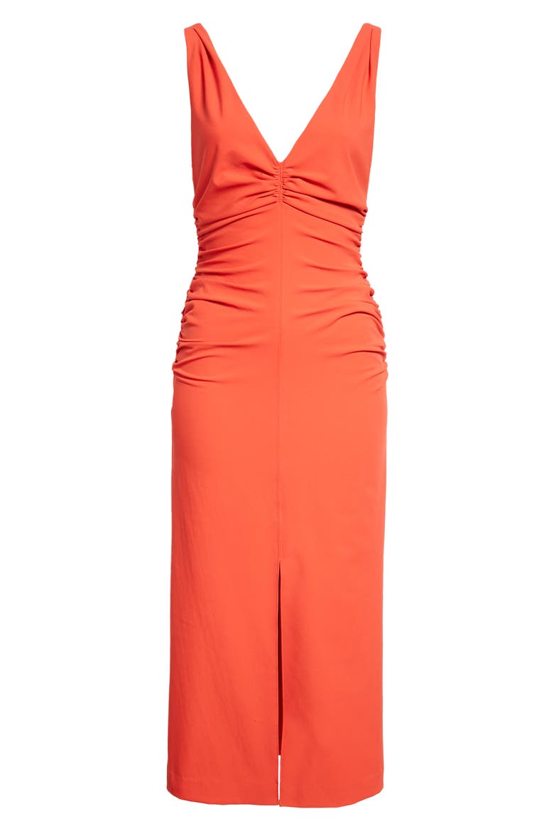Leonna Ruched Dress, Alternate, color, LAVA