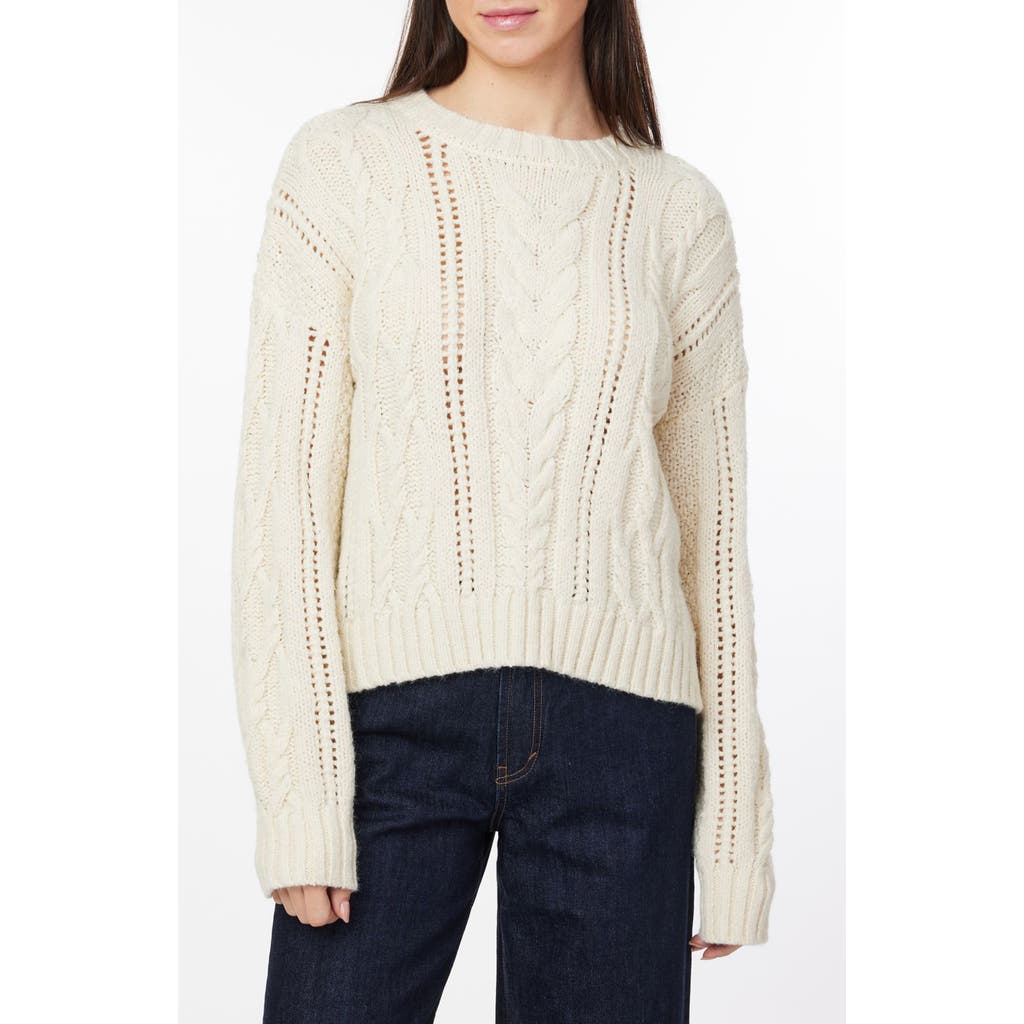 Habitual Cable Stitch Sweater In Neutral