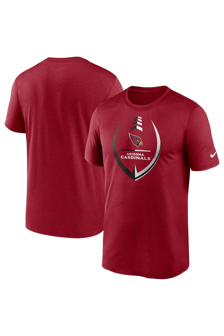 Men's Nike Cardinal Arizona Cardinals Icon Legend Performance T-Shirt, Main, color, Cardinal