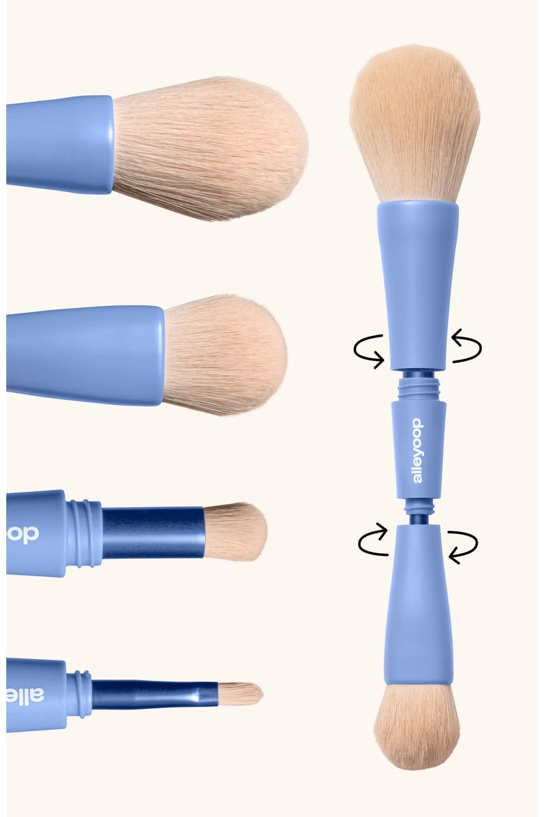 Overachiever 4-in-1 Makeup Brush, Alternate, color, NO COLOR