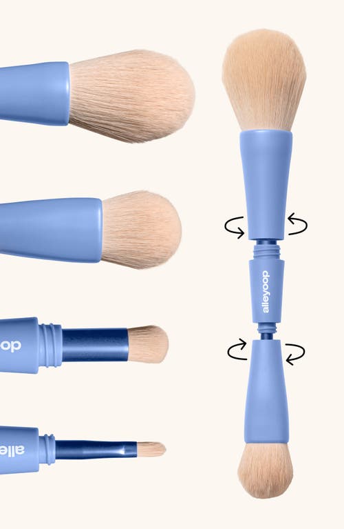 Alleyoop Overachiever 4-in-1 Makeup Brush In Transparent