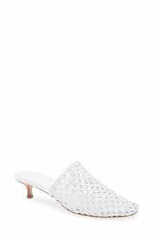 Le Monde Béryl Woven Kitten Heel Mule