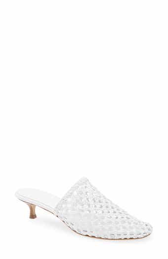Le Monde Béryl Woven Kitten Heel Mule