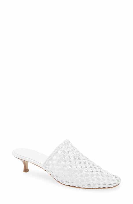 Le Monde Béryl Woven Kitten Heel Mule