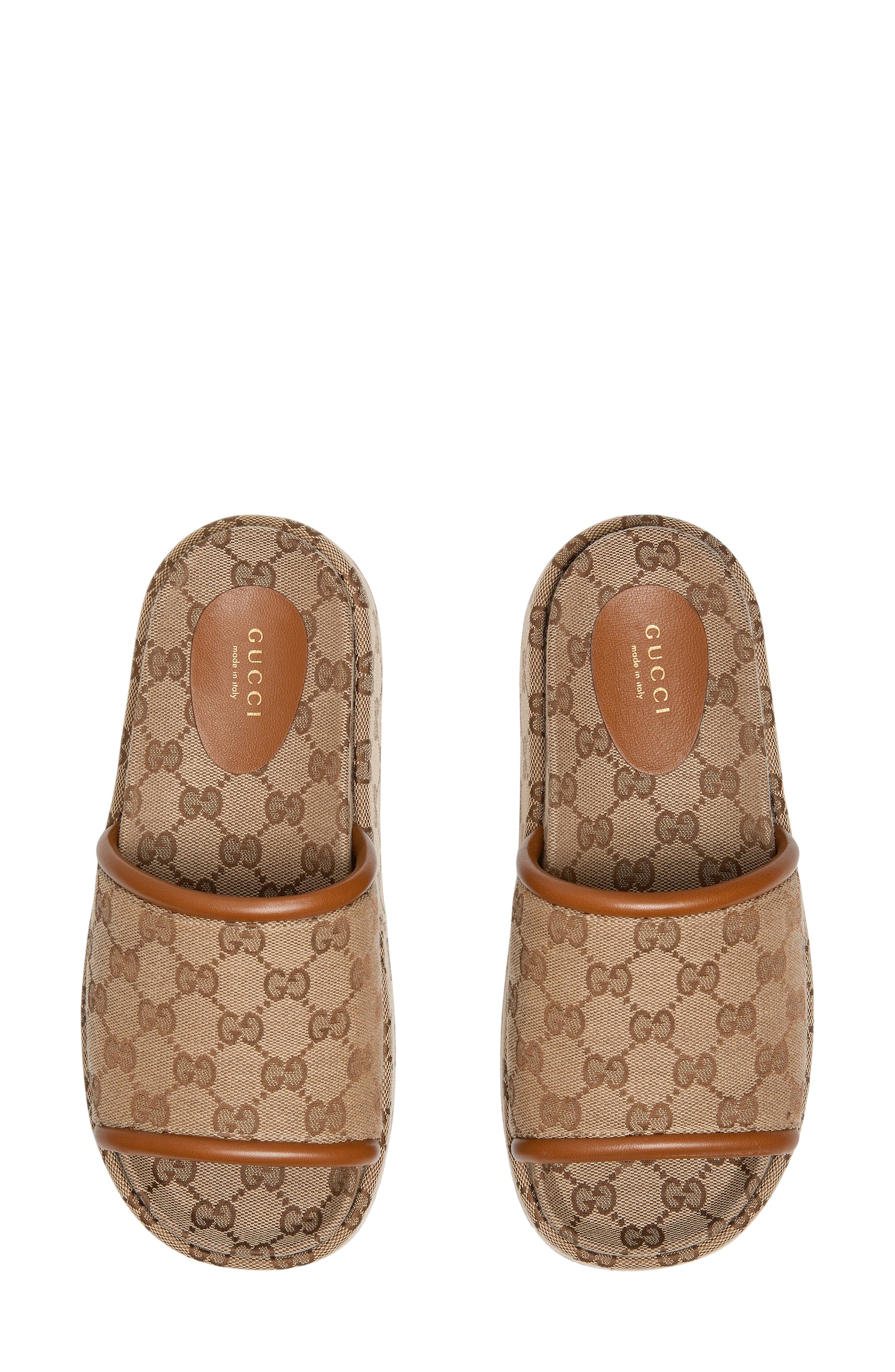 Gucci Clarice Platform Slide Sandal, Alternate, color, 