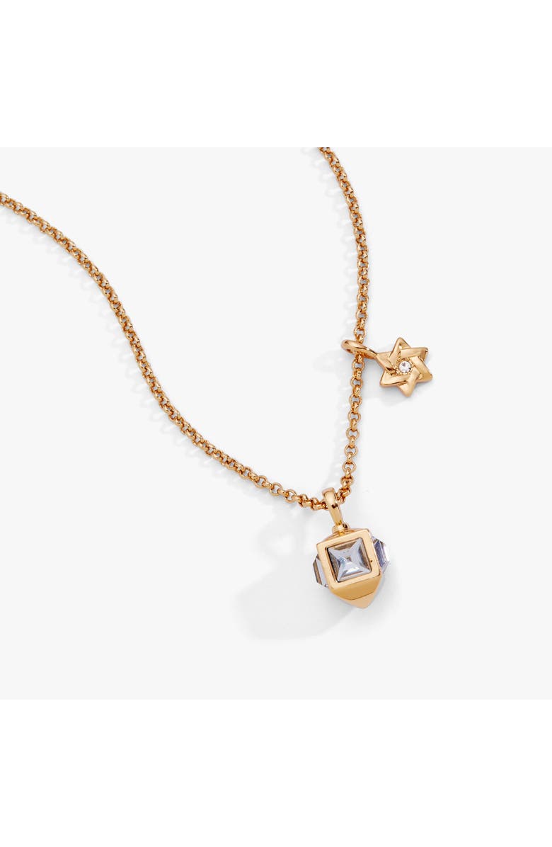 Alex and Ani Hanukkah Duo Charm Necklace, Alternate, color, Gold