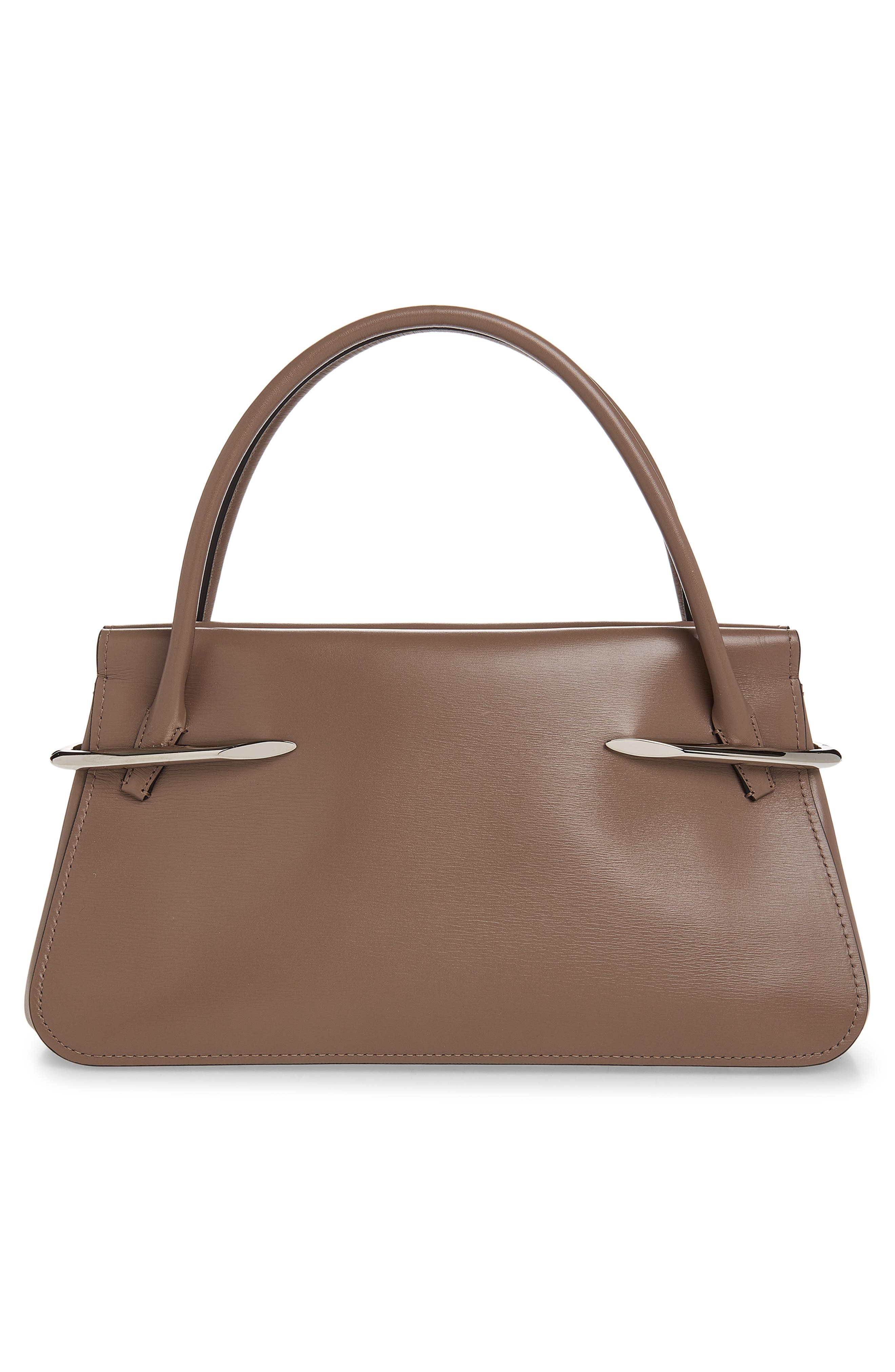 Givenchy Medium Pinch Leather Top Handle Bag, Alternate, color, 281-Taupe