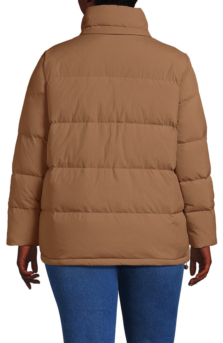 Lands' End Wide Channel 600 Down Puffer Jacket, Alternate, color, Toasted Peanut