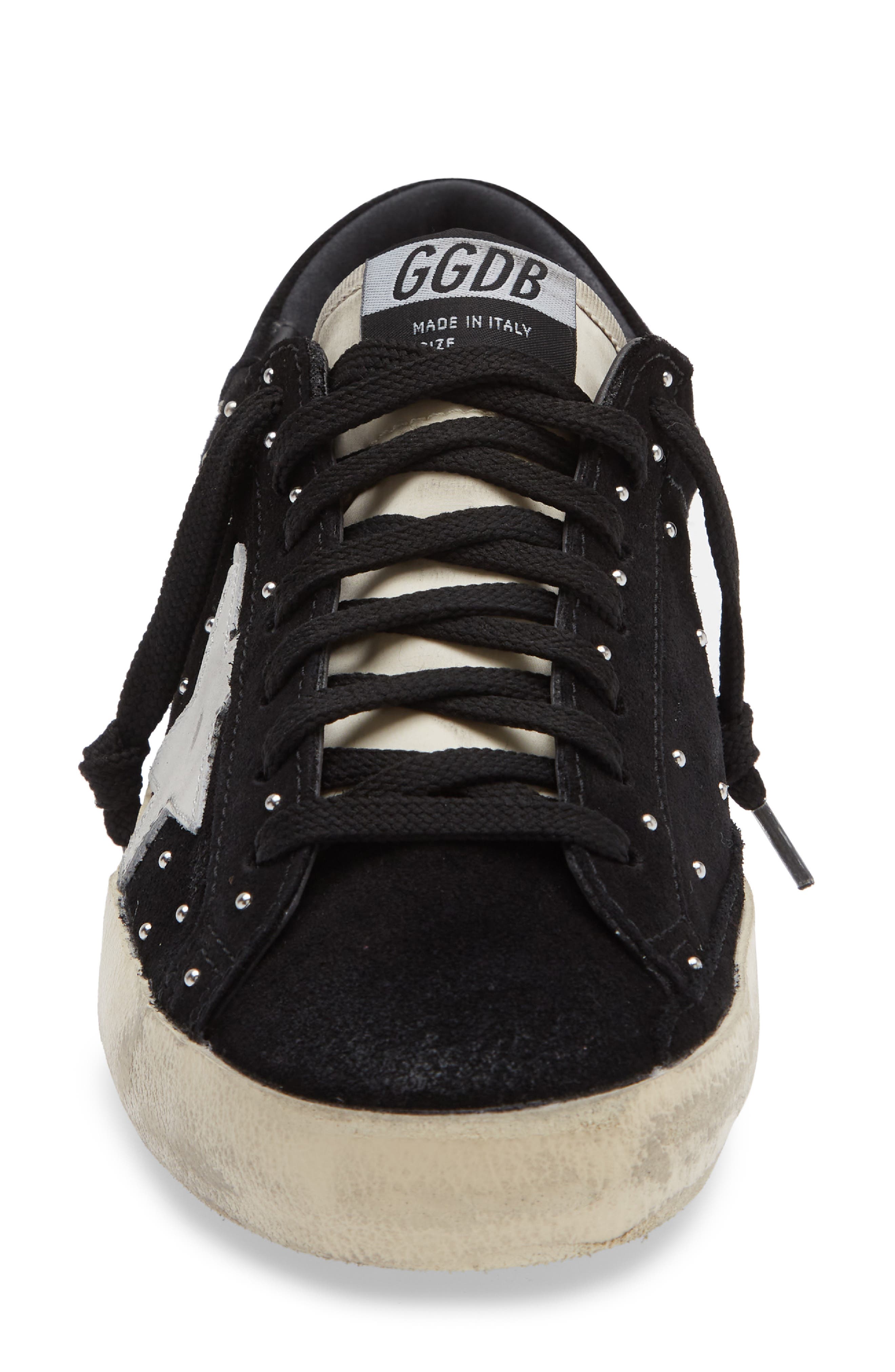 Golden Goose Super-Star Low Top Sneaker, Alternate, color, Black/White/Beige