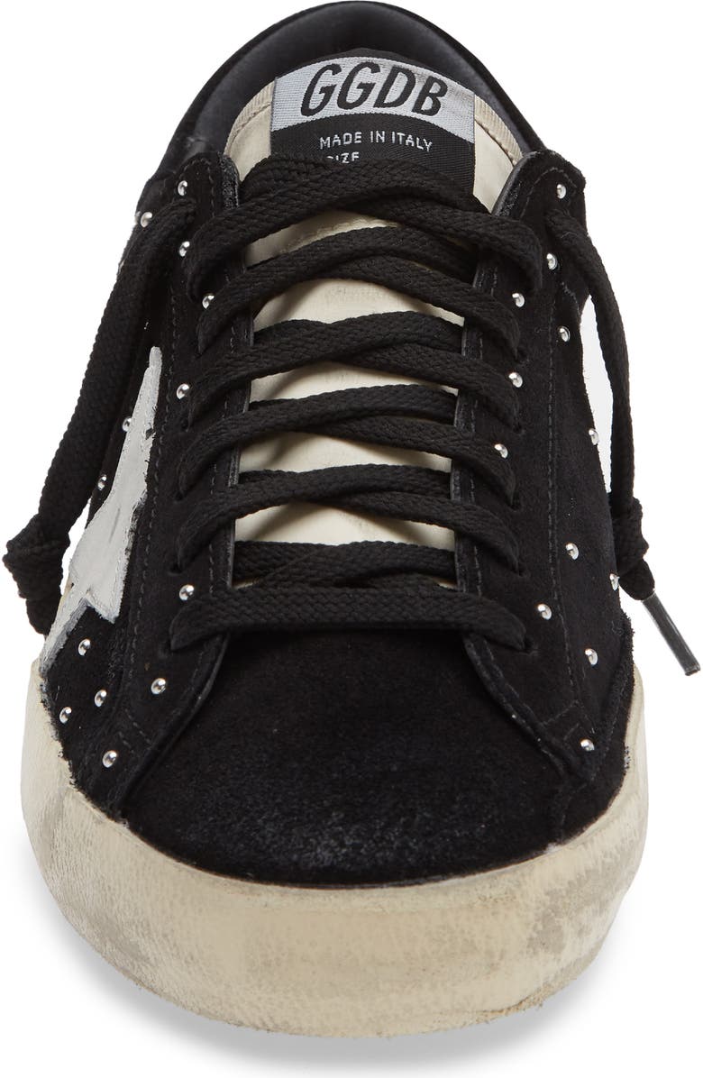 Golden Goose Super-Star Low Top Sneaker, Alternate, color, Black/White/Beige