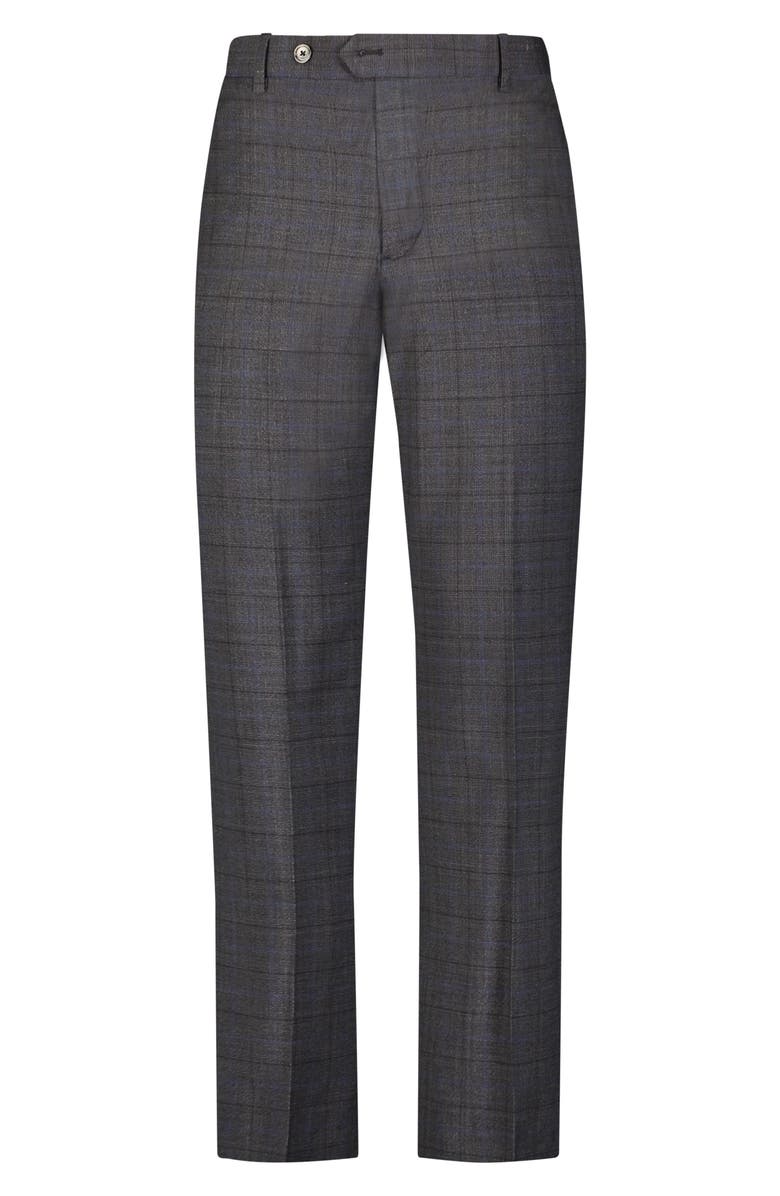 Brooks Brothers Regent Fit Wool Blend Trousers, Main, color, 