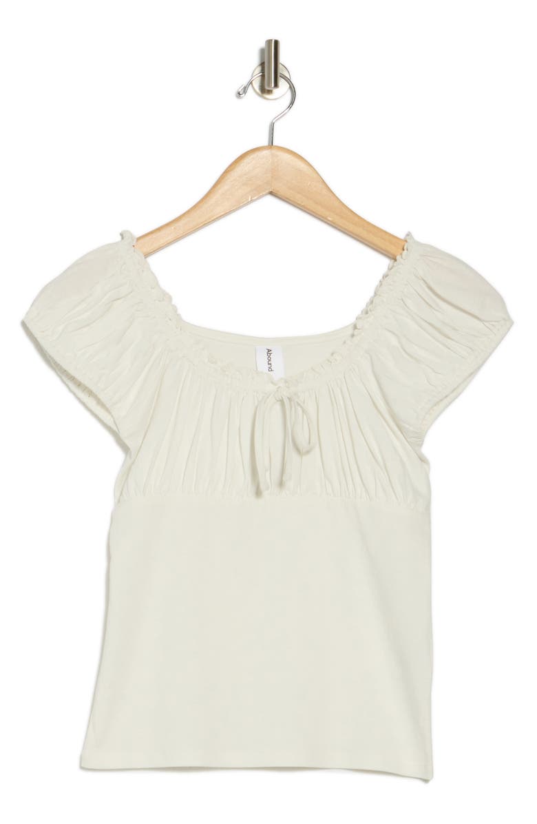 Cap Sleeve Ruched Top