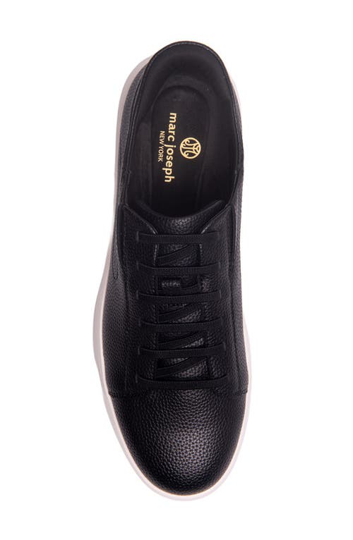 Marc Joseph New York River St Hands-free Slip On Technology Leather Fashion Sneakers In Black