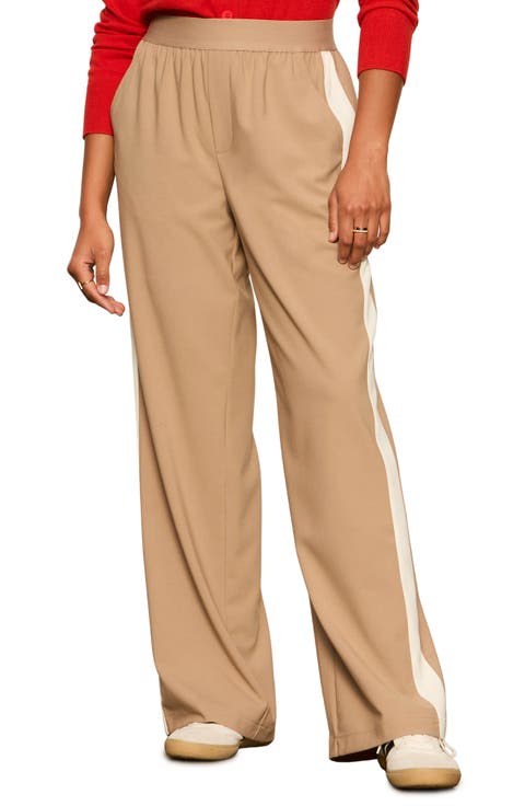 Wide Leg Track Pants