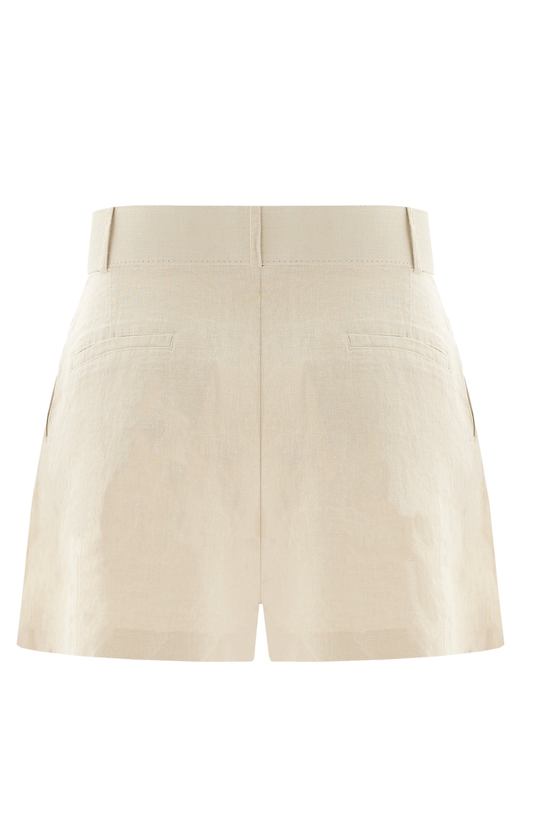 Monlicia Reve 100% Linen Relaxed Fit High, Alternate, color, Stone