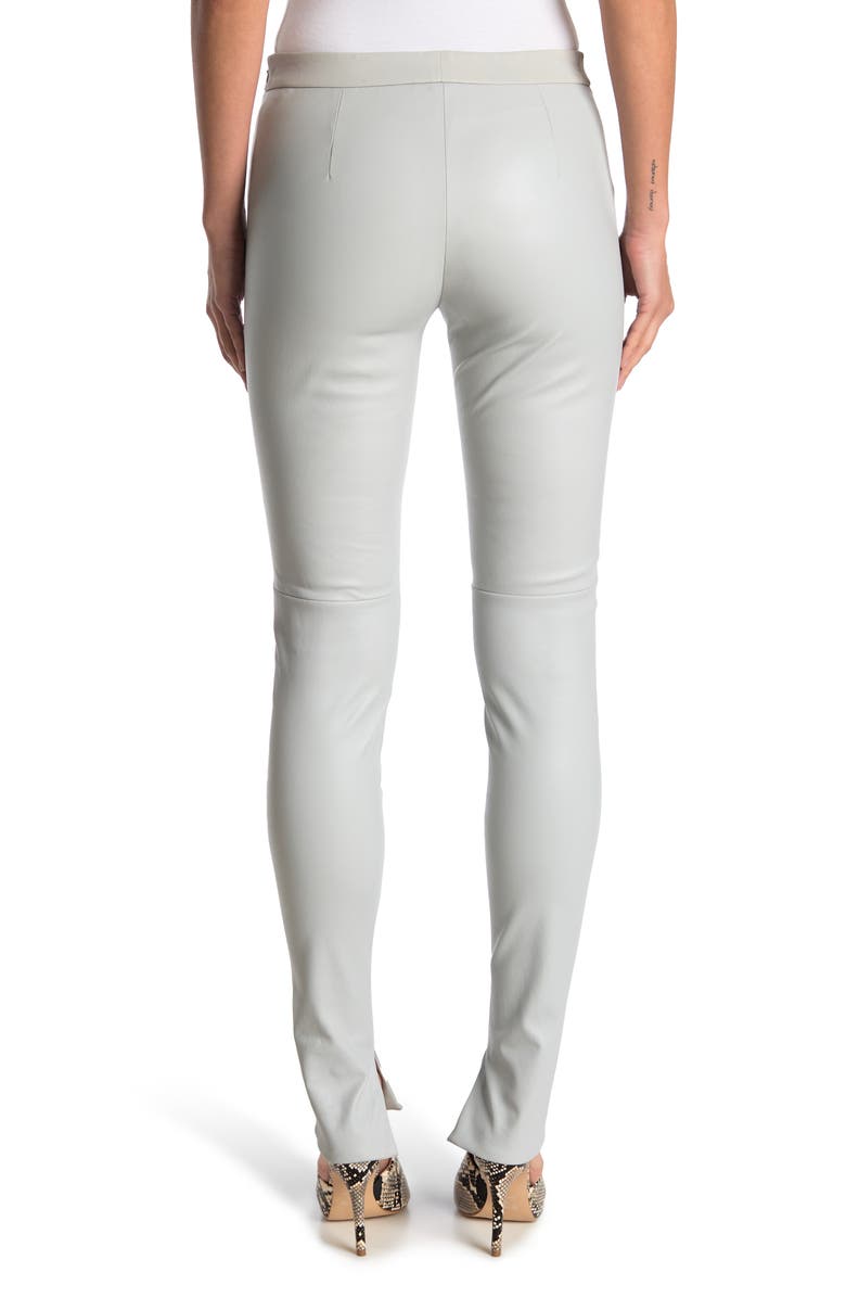 Akris Fria Leather Pants, Alternate, color, 