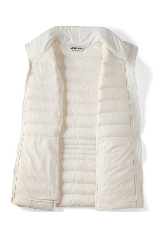 Lands' End Wanderweight Packable Ultralight Down Vest In White