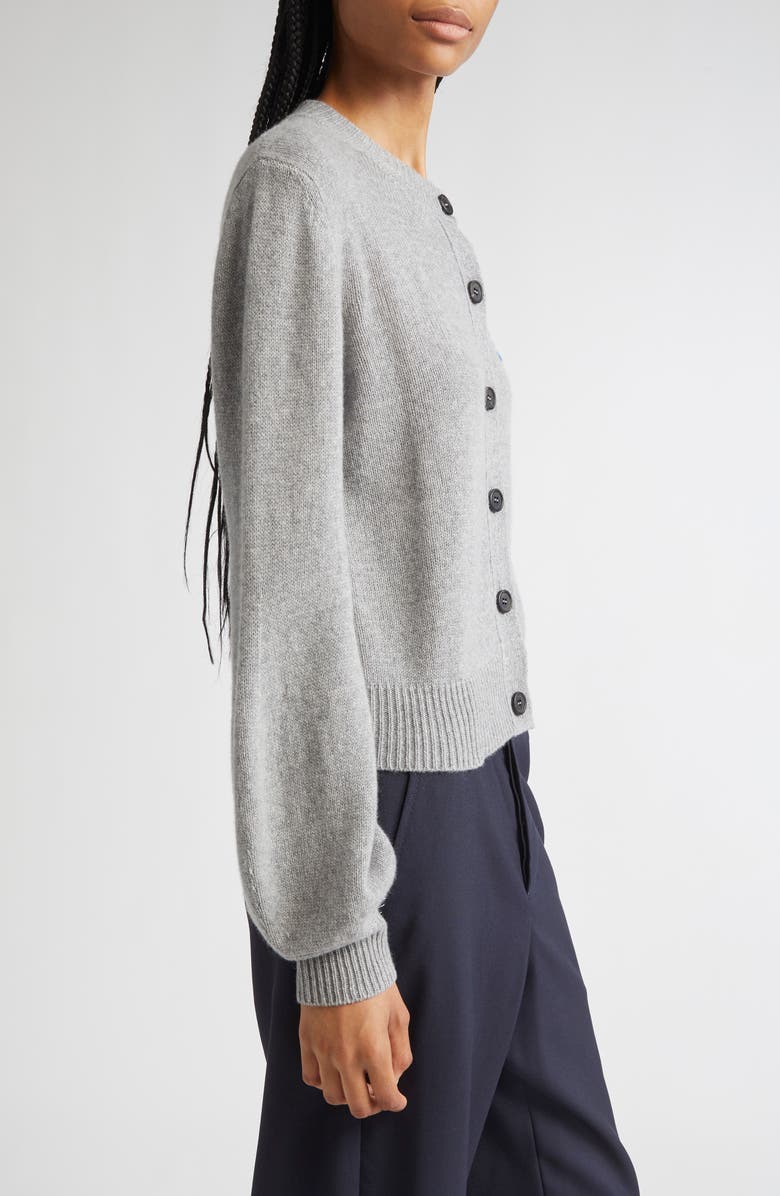 Marni Mending Logo Cashmere Cardigan, Alternate, color,