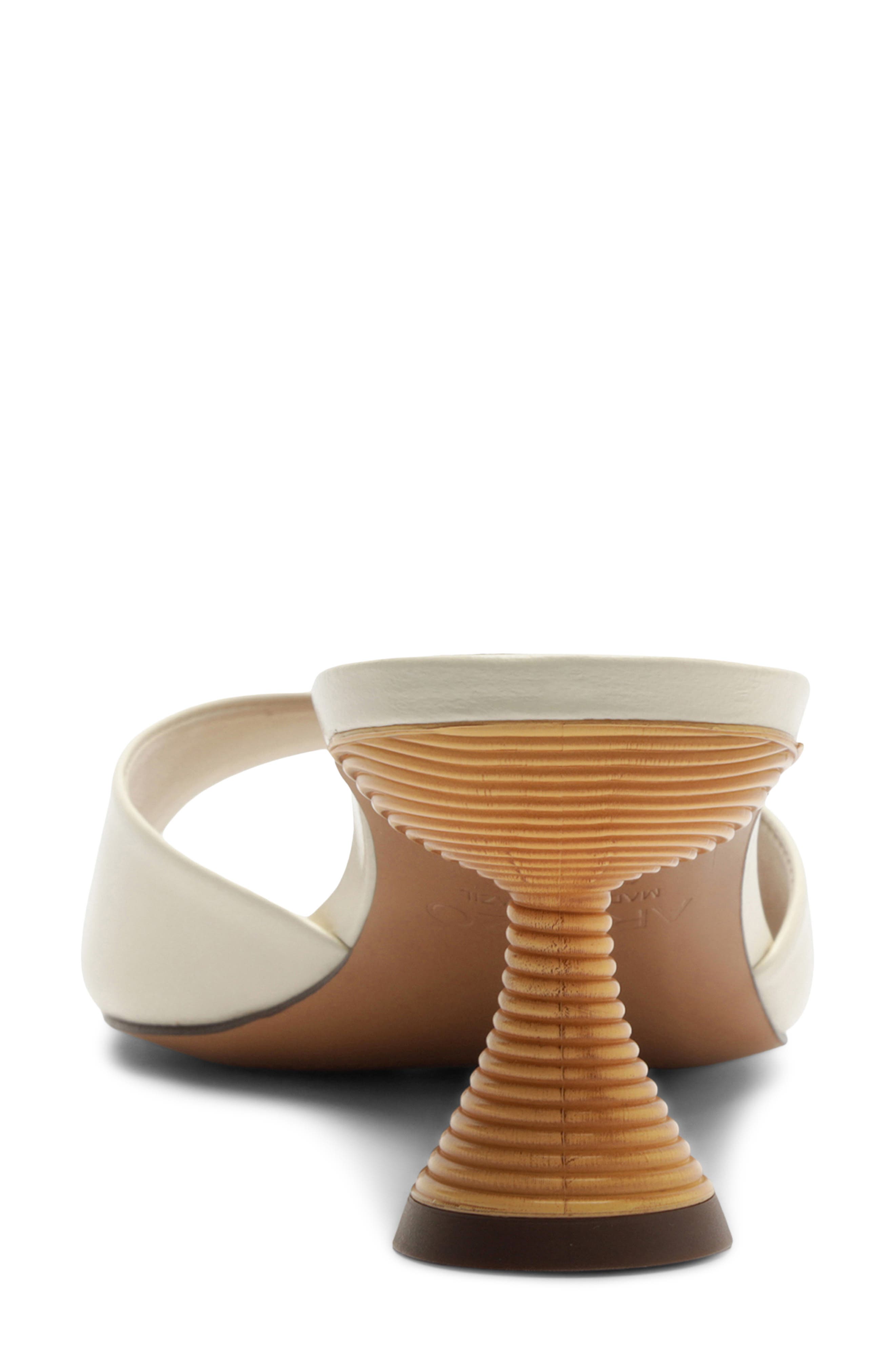 Arezzo Luciana Low Stiletto Sandal, Alternate, color, Panacota