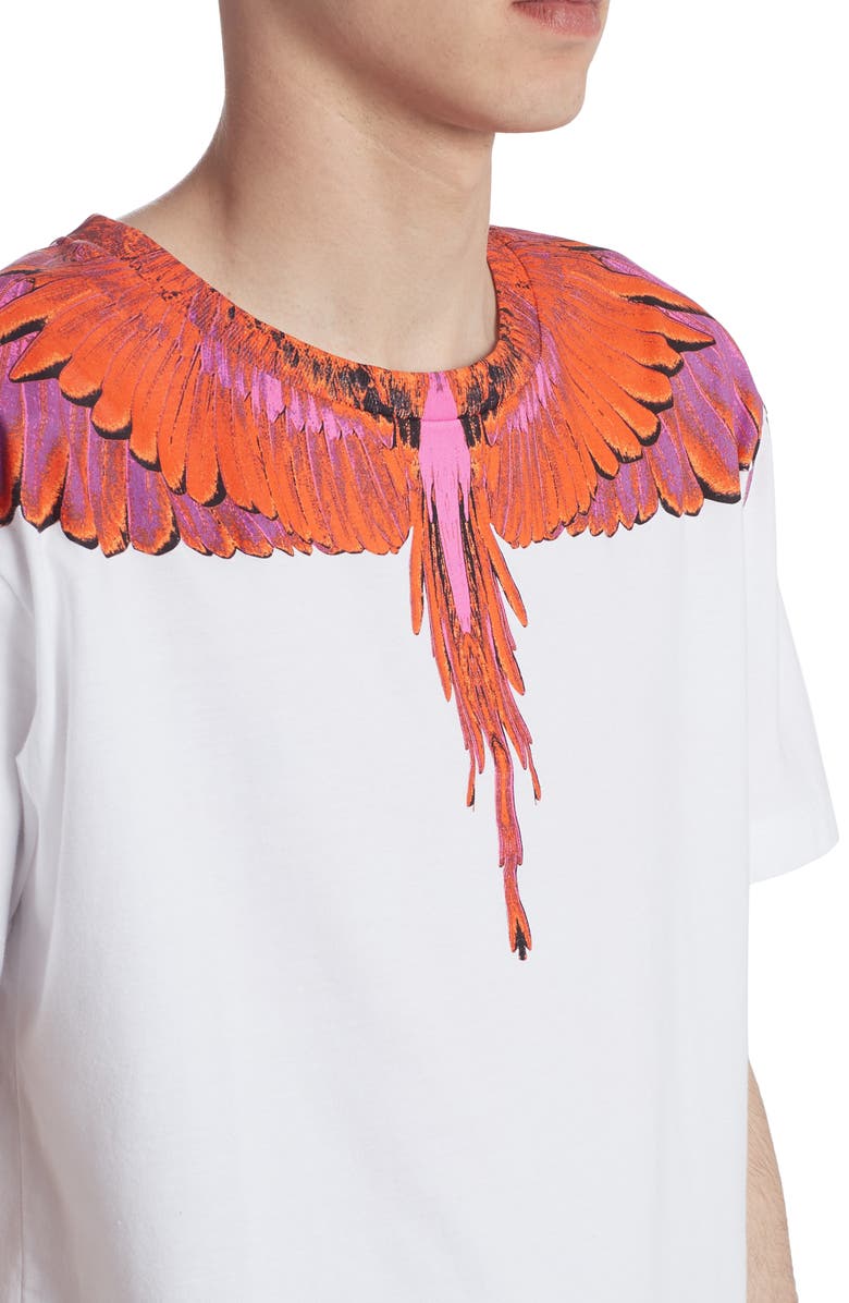 Marcelo Burlon Wings Graphic T-Shirt, Alternate, color,