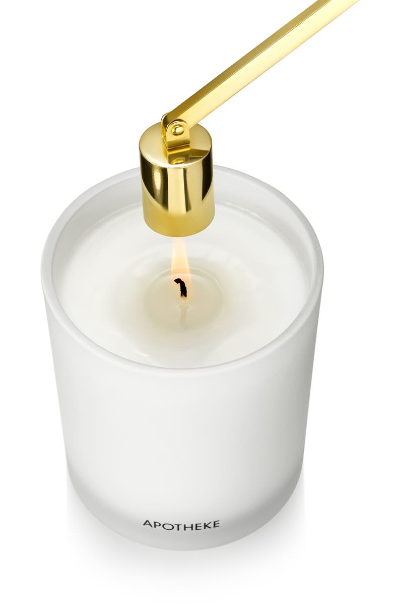 APOTHEKE Gold Wick Snuffer, Alternate, color, Gold