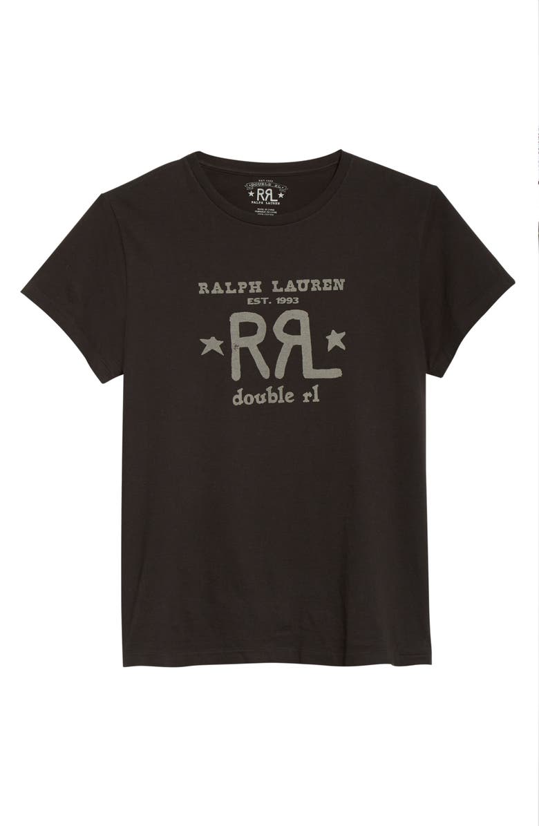 Double RL RRL Logo Graphic Tee, Alternate, color,
