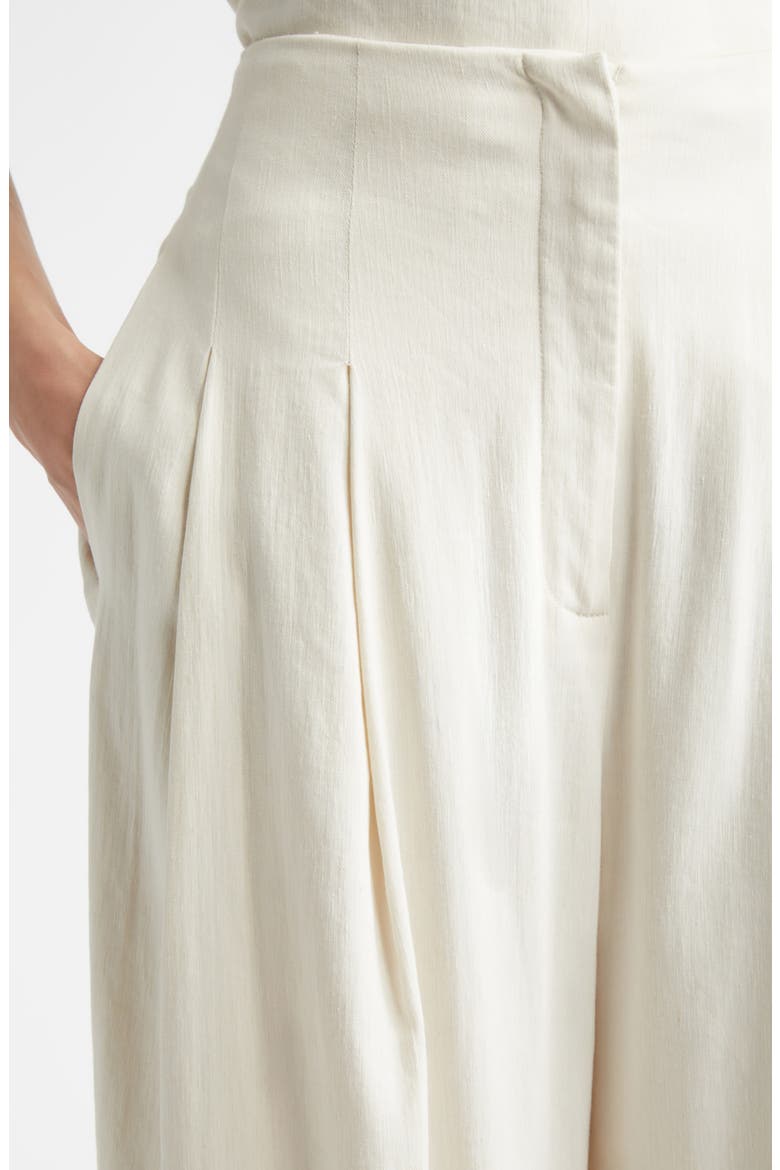 High Waist Wide Leg Pants, Alternate, color, BONE