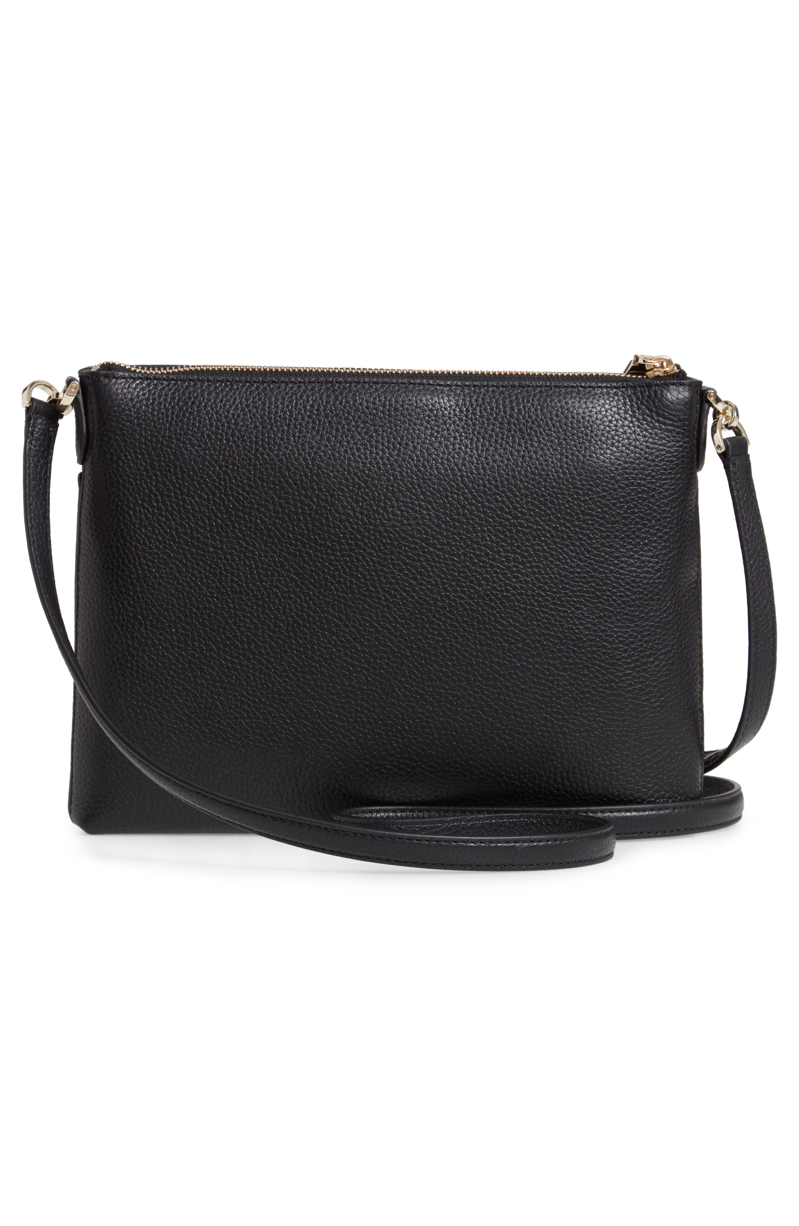 Kate Spade New York medium polly leather crossbody bag, Alternate, color, 