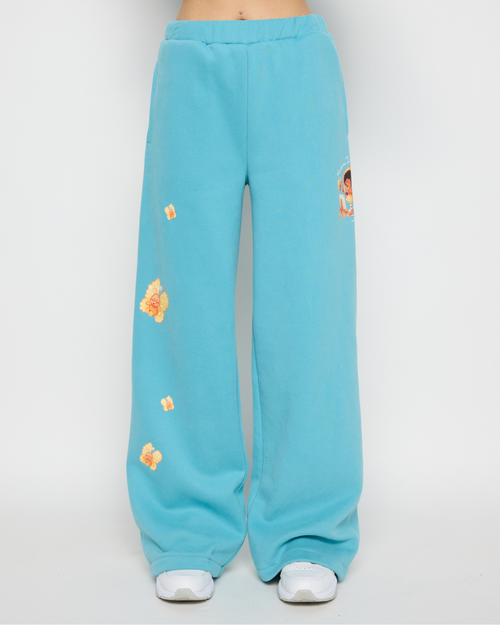 Samii Ryan Kindness Season Crewneck In Washed Blue