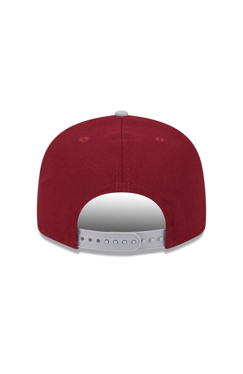New Era Men's New Era Cardinal Arkansas Razorbacks Two-Tone 9FIFTY Snapback Hat, Alternate, color, 