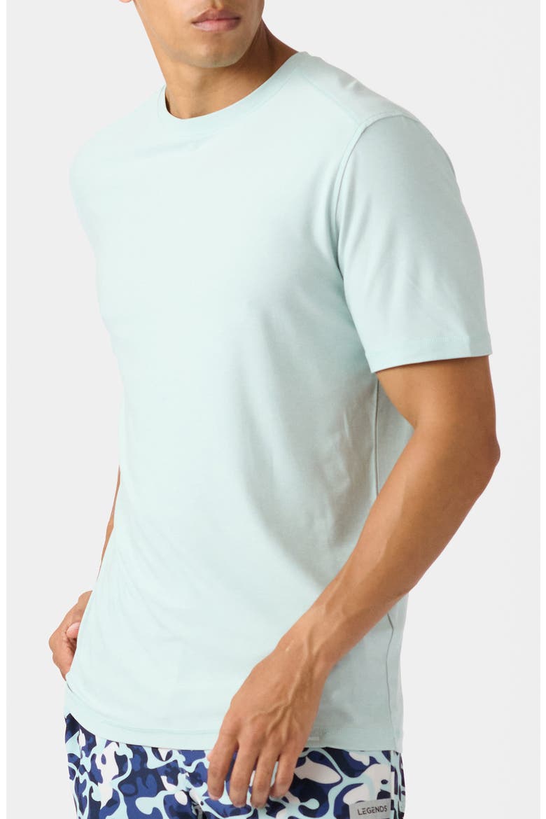 Aire Performance T-Shirt, Alternate, color, CLOUD BLUE HEATHER