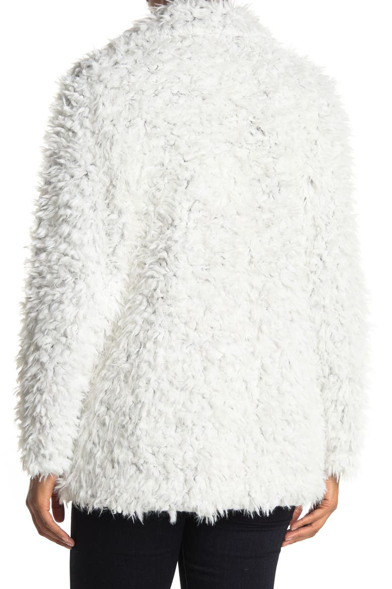 Sully Faux Shearling Jacket, Alternate, color, SILVER